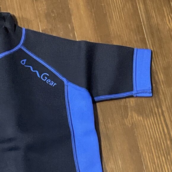 OMGear Wetsuit Kids 2mm 3mm Shorty Neoprene one Piece Short Sleeves Diving 6 - Picture 3 of 14